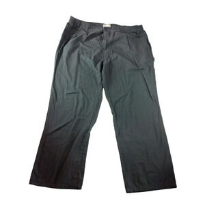 Duke Haband men's gray jeans carpenter side elastic waist‎ size 42x 28.5"